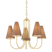 jessel aged brass chandelier