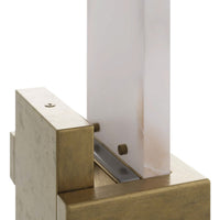 wembley led wall sconce material closeup