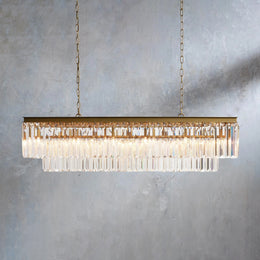 Leyland Tiered Rectangular Chandelier