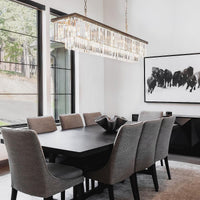 Leyland Tiered Rectangular Chandelier