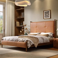 Mid-Century Ash Wood Bed Frame image 3