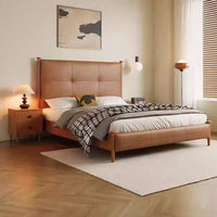 Mid-Century Ash Wood Bed Frame image 4