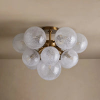Mandoza Flush Mount Brass