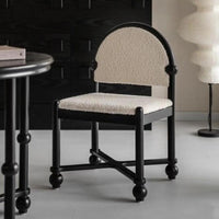 White Accent Chair - Mid Modern Furniture Upholstered Dining Chairs for Stylish Homes