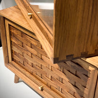 Teak Wood Nightstand image 7