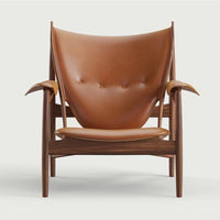 Modern Living Room Chairs Leather & Wood Chieftain Chair Outdoor Lounge Chair