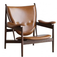 Modern Living Room Chairs Leather & Wood Chieftain Chair Outdoor Lounge Chair