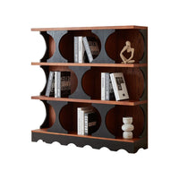Open Bookshelf & Etagere Bookcase - Mid Century Modern Bookcase for Elegant Storage