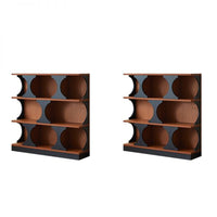 Open Bookshelf & Etagere Bookcase - Mid Century Modern Bookcase for Elegant Storage