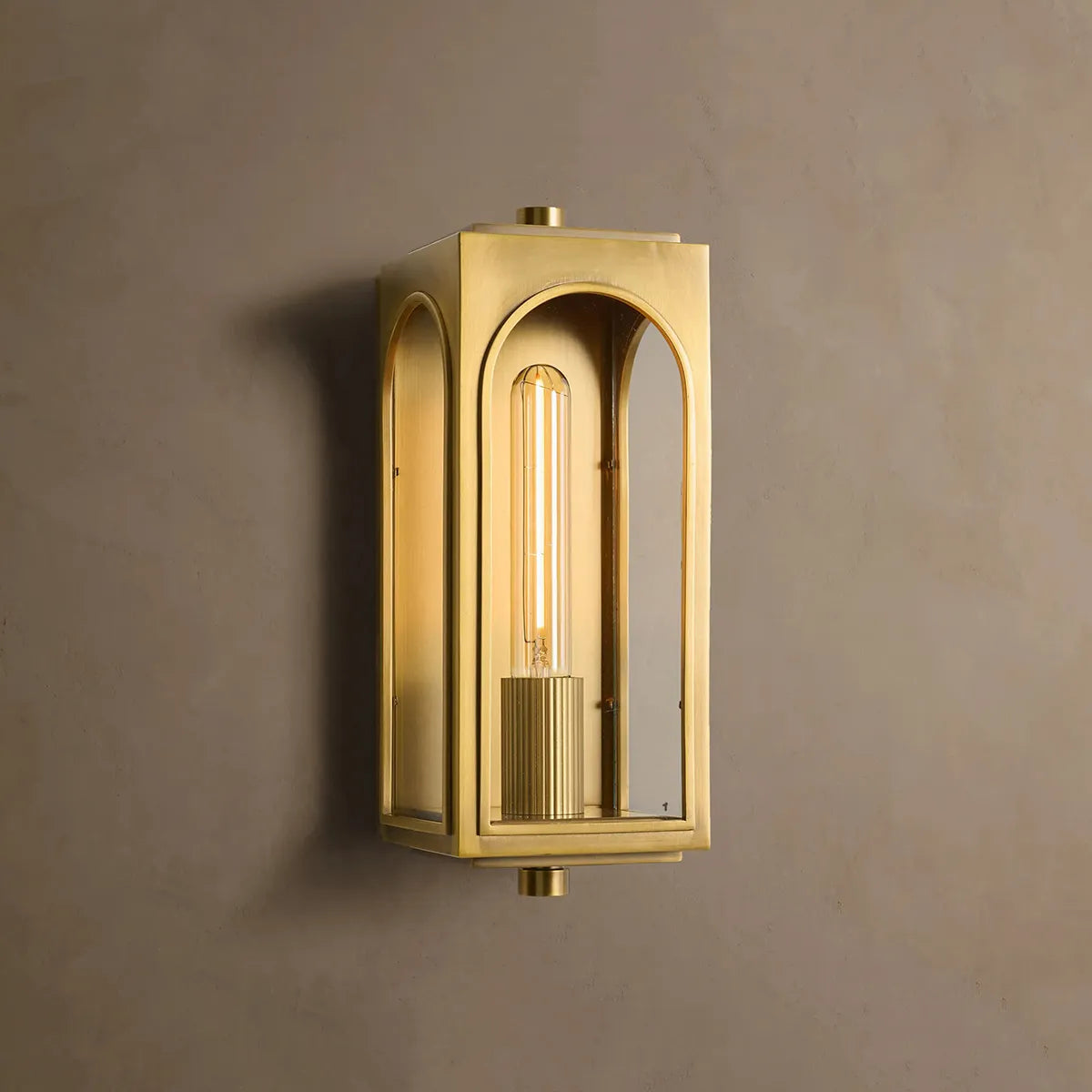 Palladian Outdoor Sconce Brass