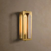 Palladian Outdoor Sconce Brass