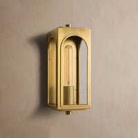 Palladian Outdoor Sconce Brass