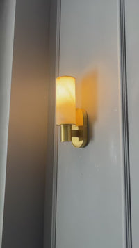 Harlin Sconce in Alabaster