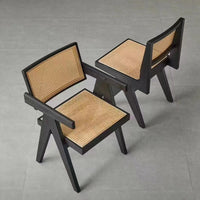 Rattan Dining Chairs - Mid Century Modern Dining Set for Timeless Dining Room