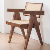 Rattan Dining Chairs - Mid Century Modern Dining Set for Timeless Dining Room