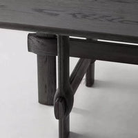 Rectangle Dining Table – Solid Wood Mid Century Modern Table for Dining Room