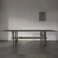 Rectangle Dining Table – Solid Wood Mid Century Modern Table for Dining Room