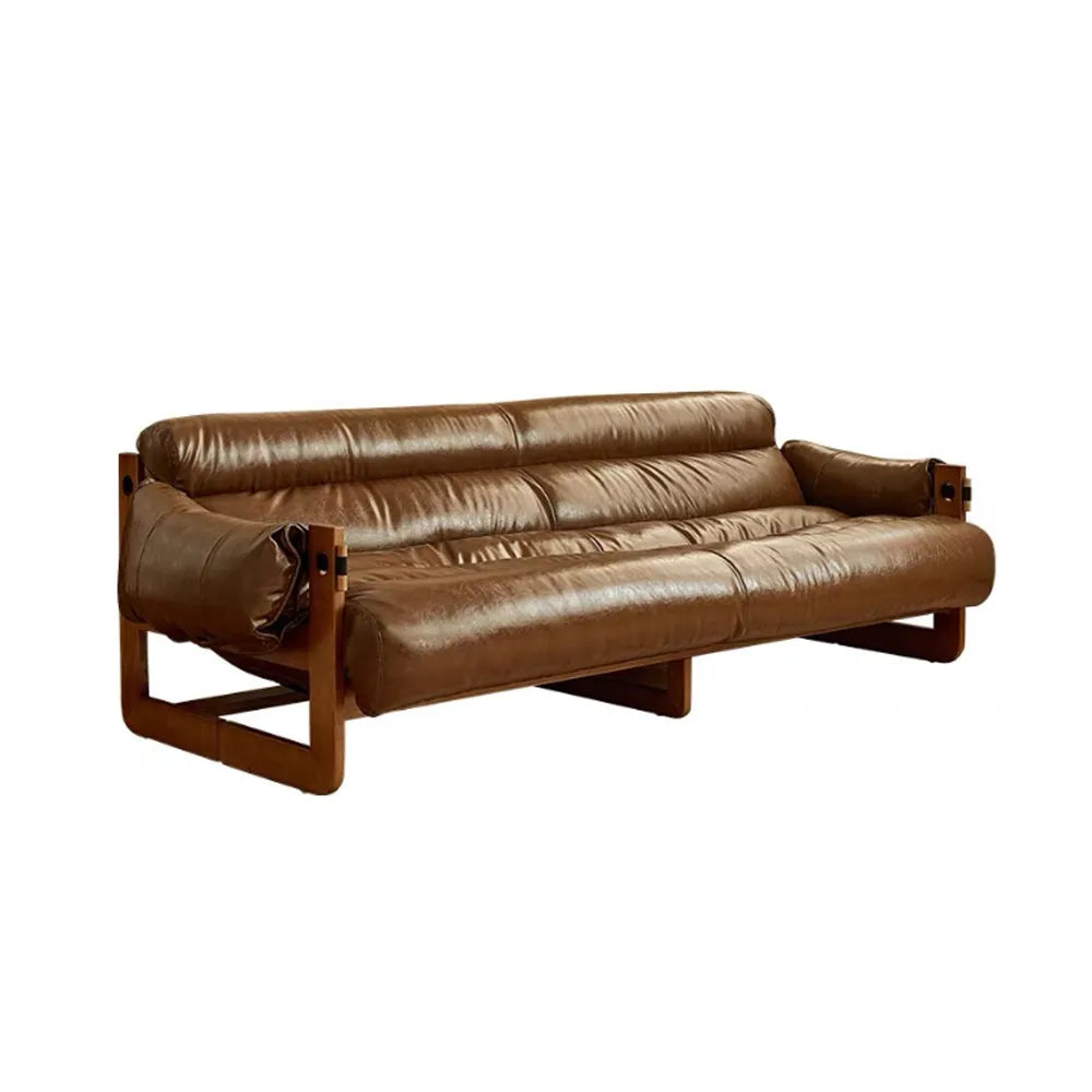 Rolled Arm Vintage Sofa image 1
