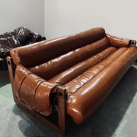 Rolled Arm Vintage Sofa image 2