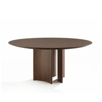 Round Dining Table for 4 - Stylish Farm House Table for Modern and Rustic Dining Rooms