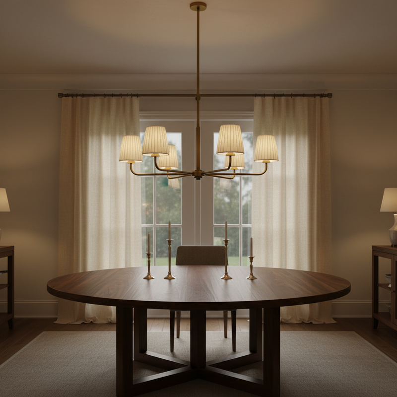 Chandeliers tile — Adria Round