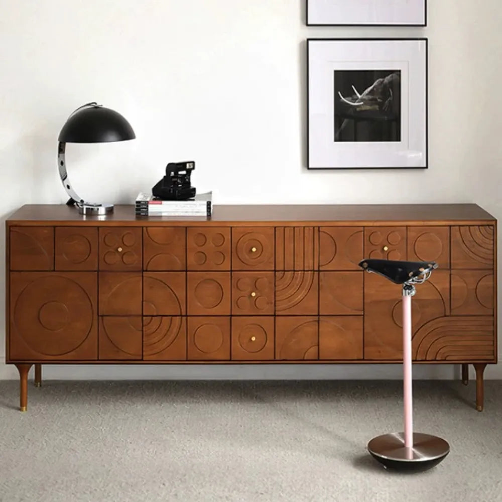 Sideboard with Drawers - Classic Home Furniture Media Storage Cabinet