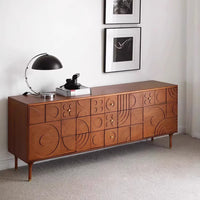 Sideboard with Drawers - Classic Home Furniture Media Storage Cabinet