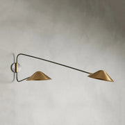 Simms Long Arm Double Sconce