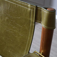 Wooden Outdoor Furniture - Brown Leather Chair & Sirocco Safari Chair for Elegant Outdoor Spaces