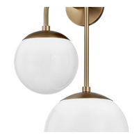 Sloane Opal Glass Two-Light Wall Sconce