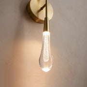 Soltaire Double Sconce Brass