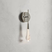 Soltaire Sconce Nickel