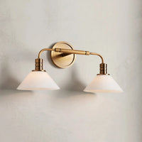 Theron Double Sconce Milk