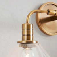 Theron Double Sconce Clear