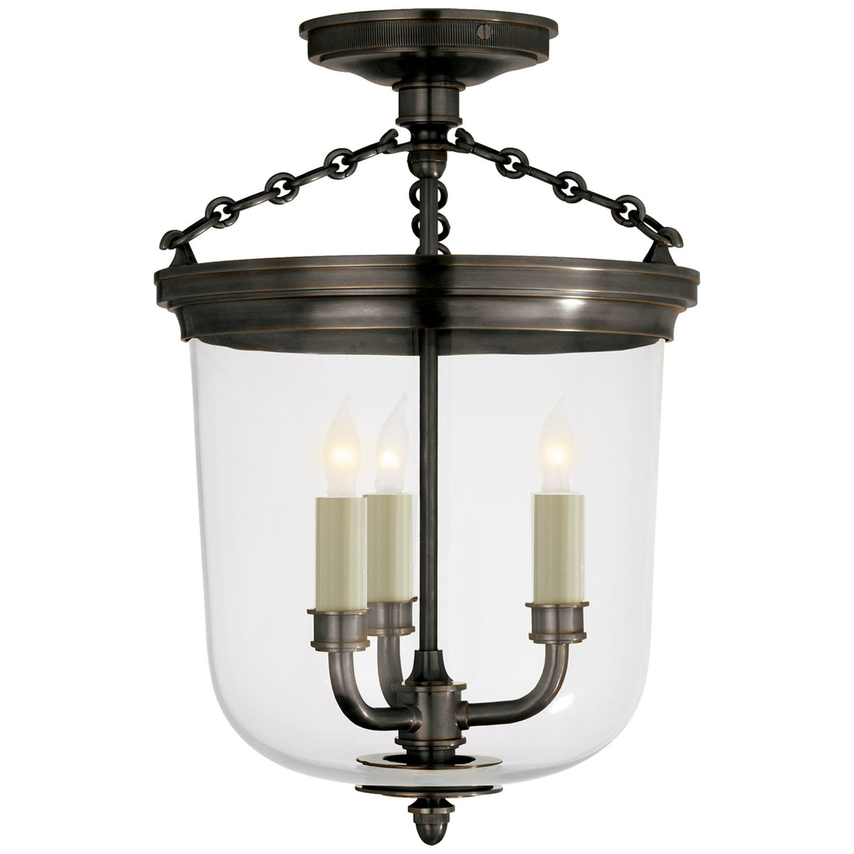 Thornbury Bell Jar Semi-Flush Mount