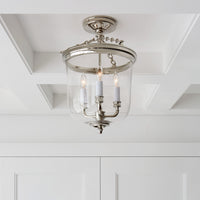 Thornbury Bell Jar Semi-Flush Mount