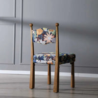 Ash Wood Furniture – Fabric Texture & Upholstered Dining Room Chairs for Elegance