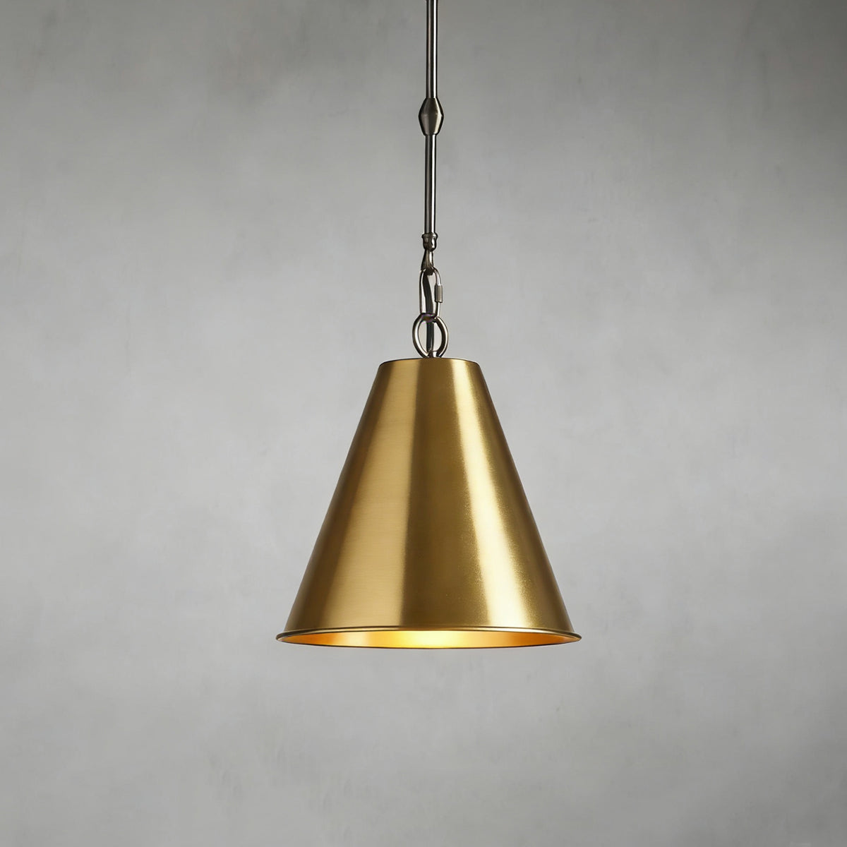 Watley Cone Pendant Brass