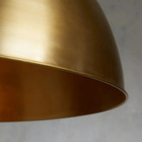 Watley Dome Pendant Brass