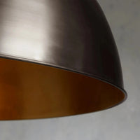 Watley Dome Pendant Bronze