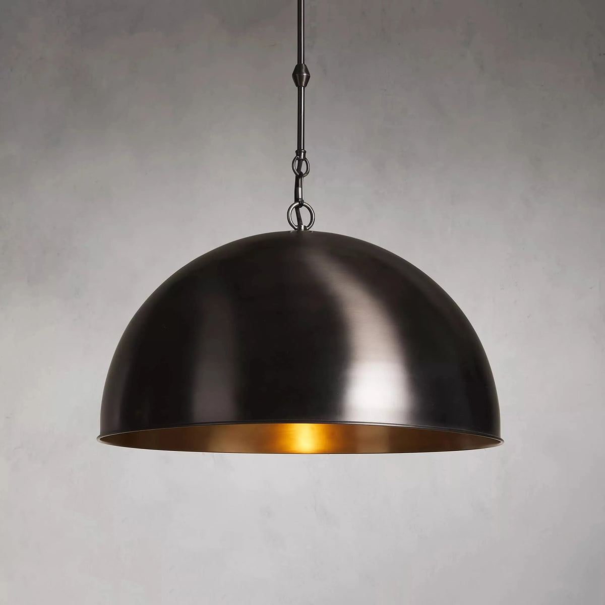 Watley Dome Pendant Bronze