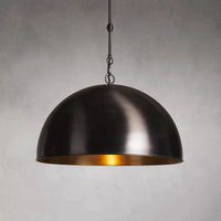 Watley Dome Pendant Bronze