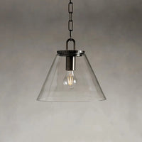 Wescott Cone Pendant with Chain Bronze