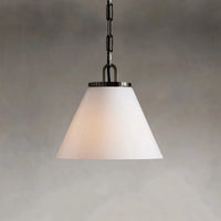 Wescott Cone Pendant with Chain Bronze