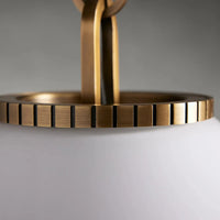 Wescott Cone Pendant with Chain Brass