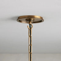 Wescott Cone Pendant with Chain Brass