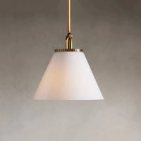 Wescott Cone Pendant with Rod Brass
