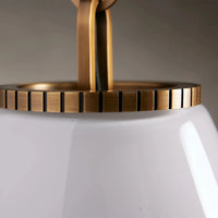 Wescott Cone Pendant with Rod Brass