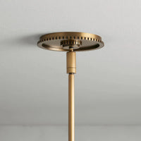 Wescott Cone Pendant with Rod Brass
