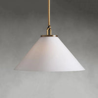 Wescott Cone Pendant with Rod Brass